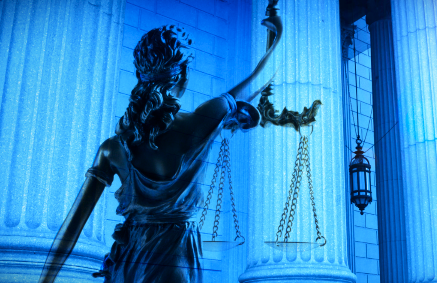 Employment law SEO and lady justice